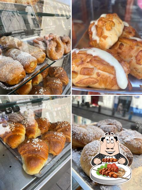 Cibo al bar pasticceria Giulia