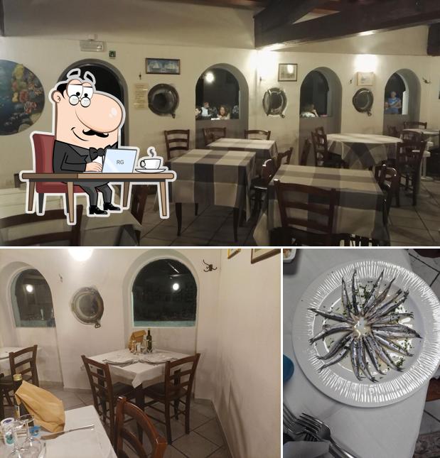 Dai un'occhiata agli interni di Trattoria del Mare