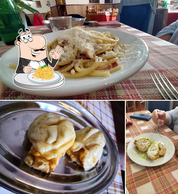 Spaghetti alla carbonara al Antica Trattoria Da Filomeno