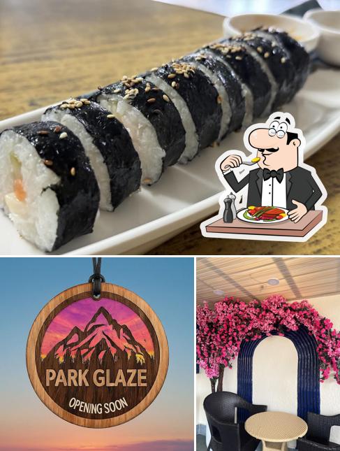 Food at The park glaze