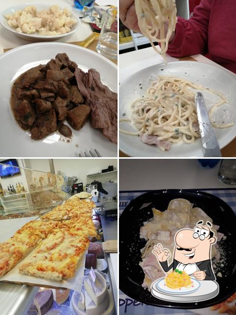 Spaghetti alla carbonara al Bar e pasticceria Cristian