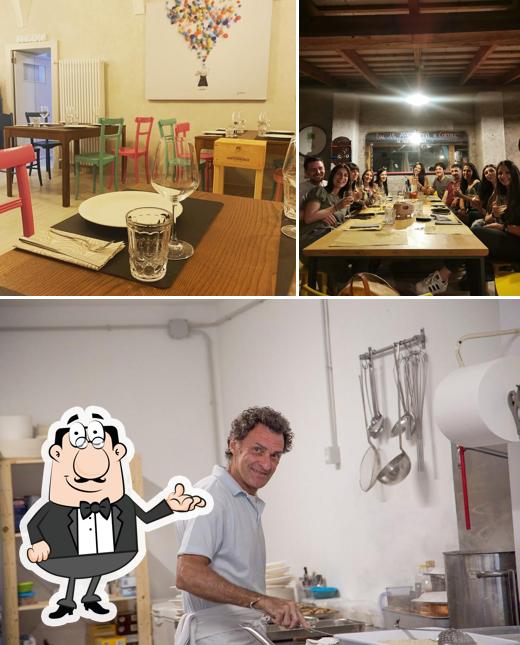 Gli interni di L' Ustaria dla Pitta