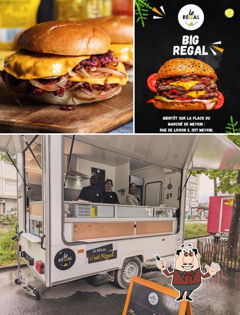 Le Régal Burger si caratterizza per la cibo e esterno