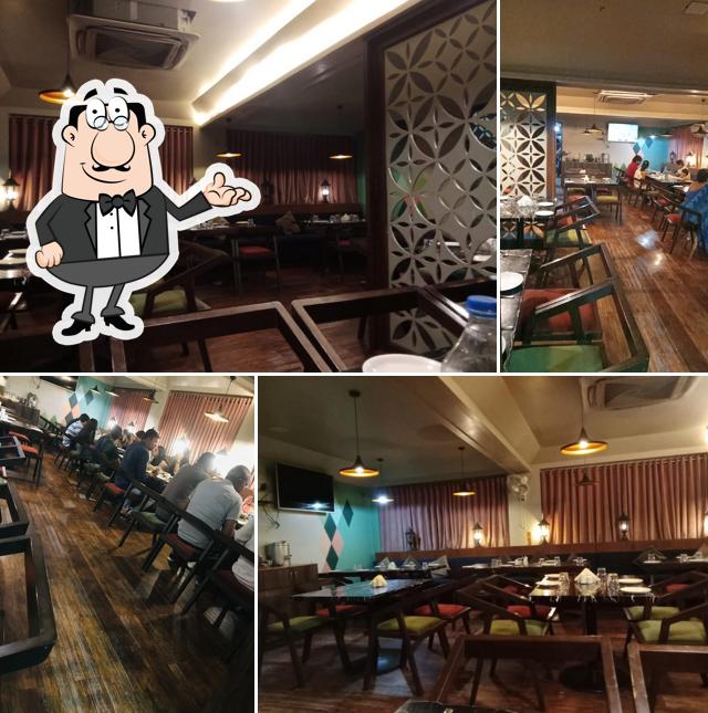 Take a seat at one of the tables at Shukan Restaurant