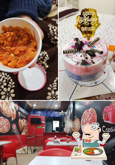 Take a look at the image showing food and interior at Baskin Robbins