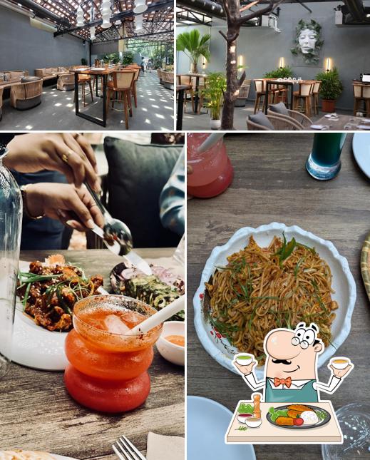 Cafe Nirvanaa is distinguished by food and interior
