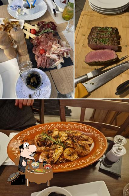Tra le diverse cose da Cépage Gourmand si possono trovare la cibo e interni