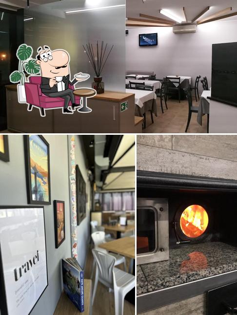 Gli interni di Pizzeria la terrazza