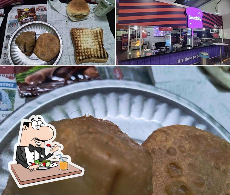 Take a look at the photo showing food and interior at Snackify - Chhatrapati Square