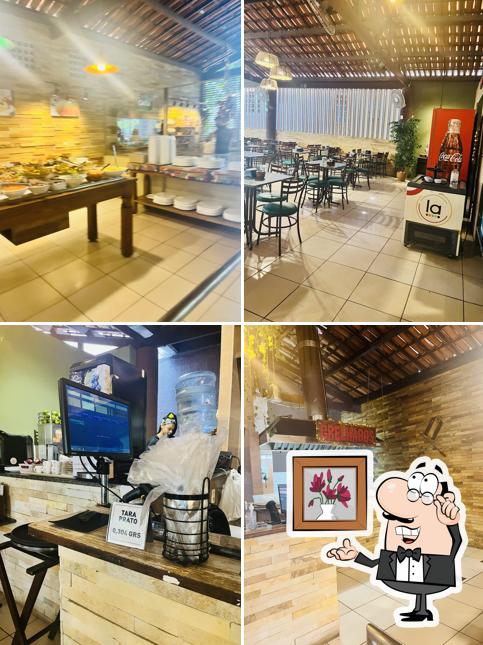 O interior do Arretado Self Service