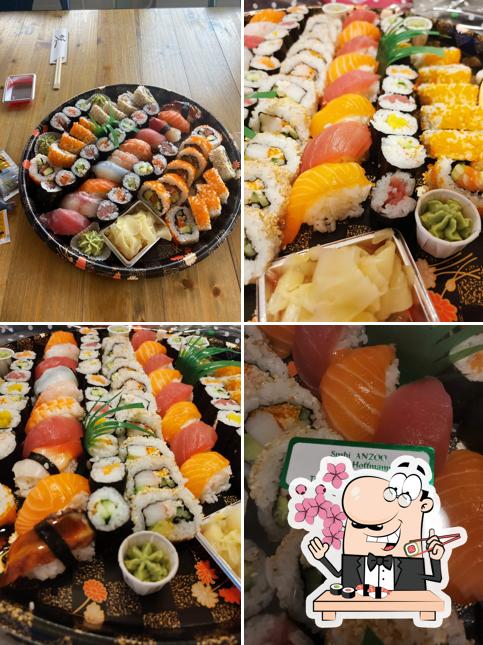 Prova le varie opzioni di sushi