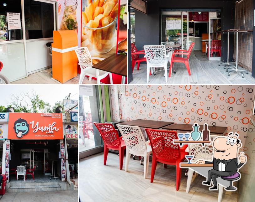 The interior of Yumla Cafe