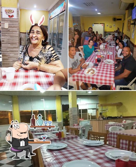 O interior do Sabor do Chef Restaurante, Petiscaria e Pizzaria