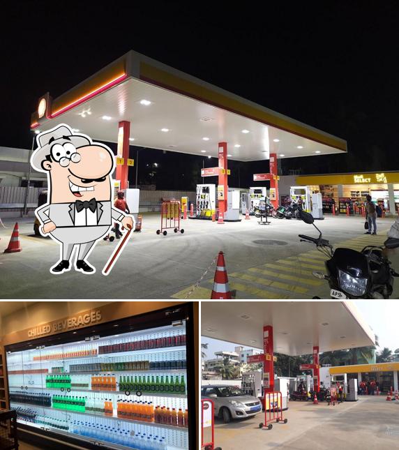 Take a look at the exterior of Shell Petrol Station Lalacheruvu