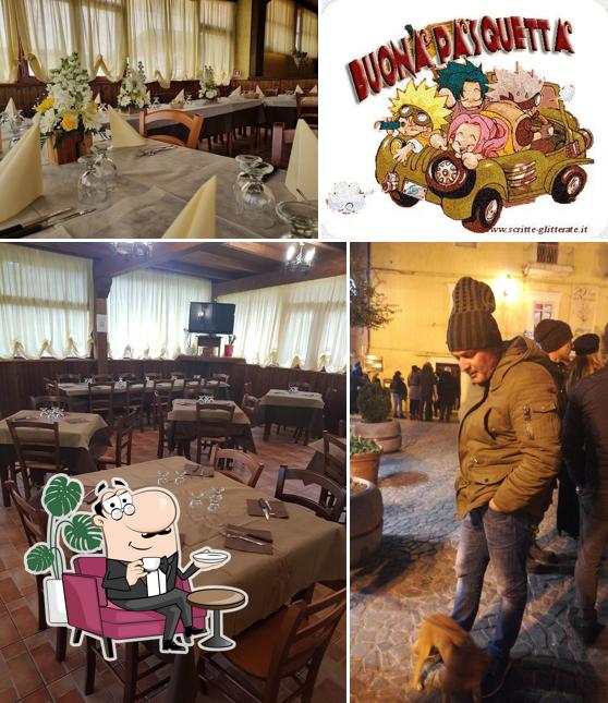 Gli interni di La Tavernetta