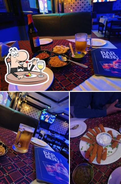 Check out the picture showing food and interior at Hakka Tequila