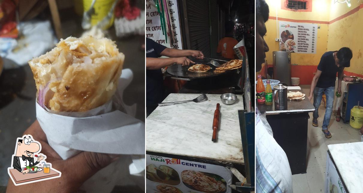 Food at Kolkata Haji Roll center