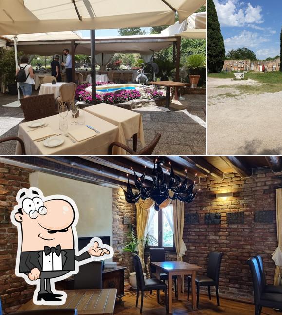 Gli interni di Osteria Al Ponte del Diavolo