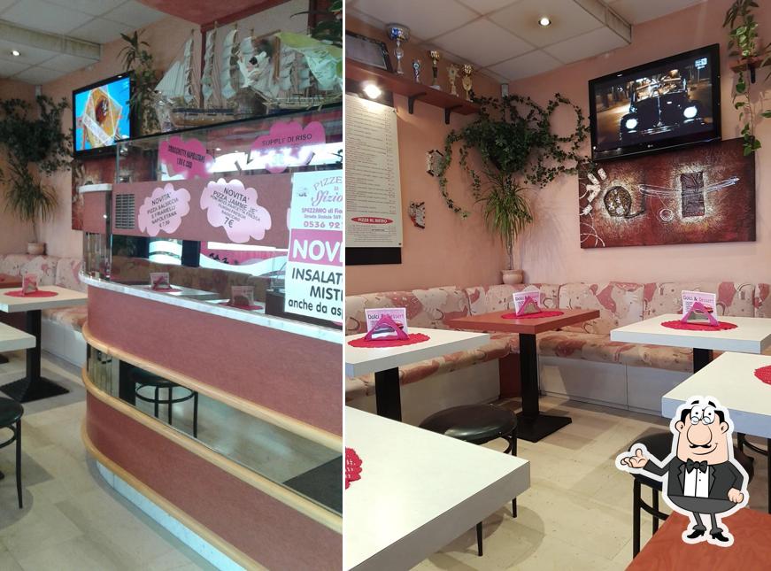 Gli interni di Pizzeria dal Vins