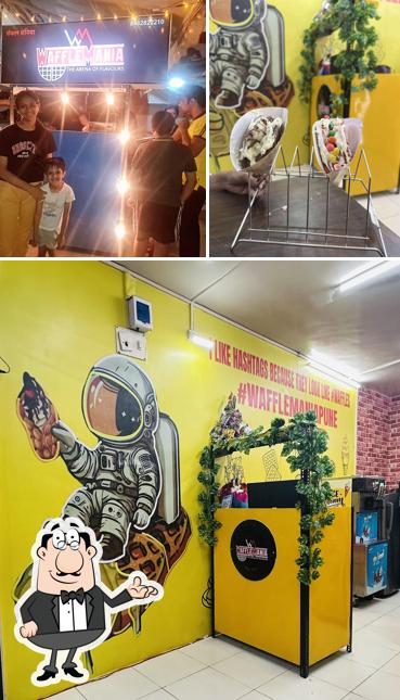 The interior of Wafflemania