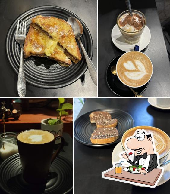 Among various things one can find food and drink at 1327 COFFEE SHOP