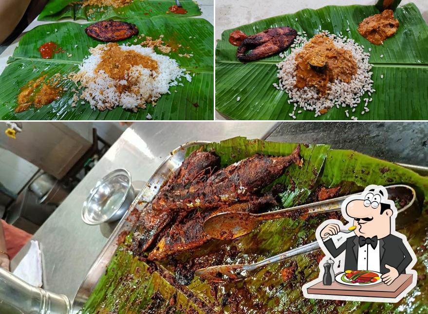 Food at Thimmappa Fish Hotel