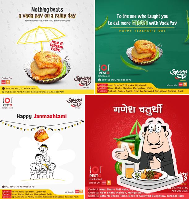 Food at Aapla Vada