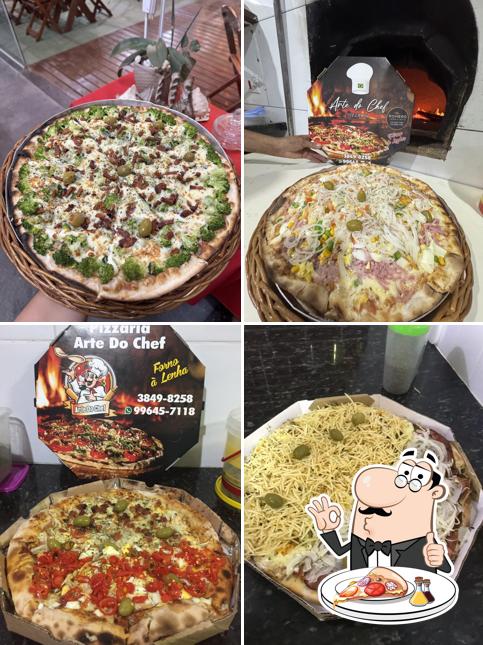 Peça pizza no Pizzaria Arte do chef