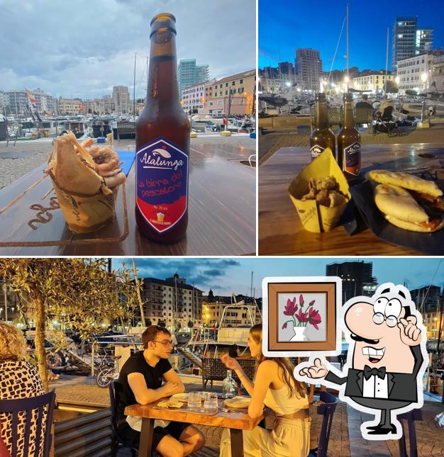La foto di interni e birra da Alalunga