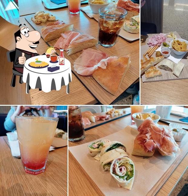 Piatto di formaggi al Bar Atlantic Esselunga