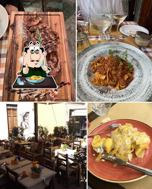 Platti al Antico Ristorante Il Sasso di Dante - Firenze