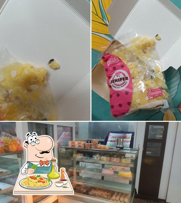 This is the picture displaying food and interior at Jenifer Sweets & Bakery - Kotha Street