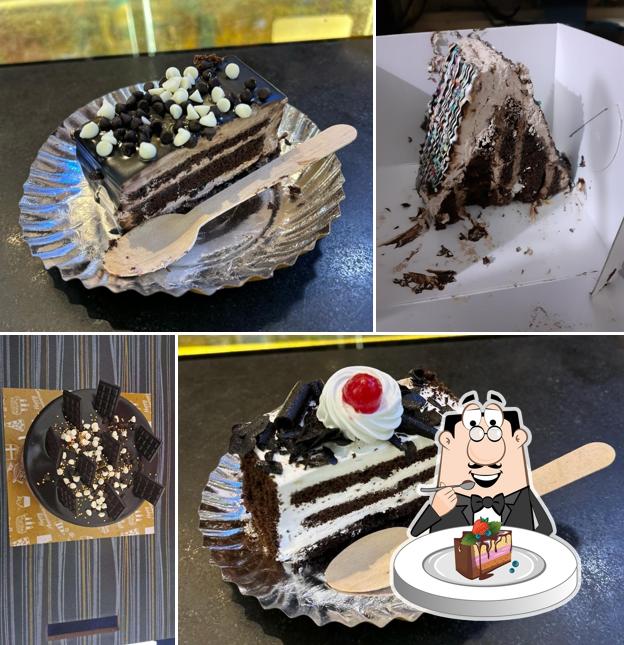 Chocolate cake at Laxmi Bakery