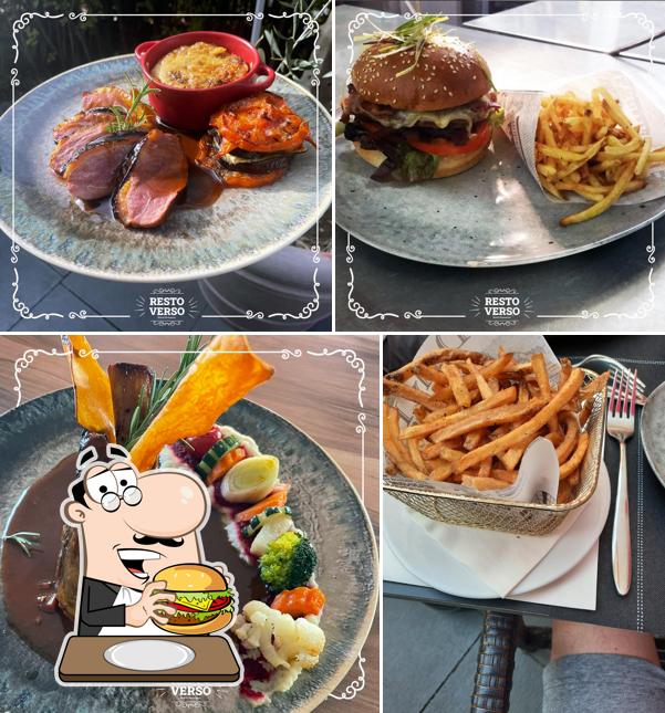 Prova un hamburger a Le Resto Verso