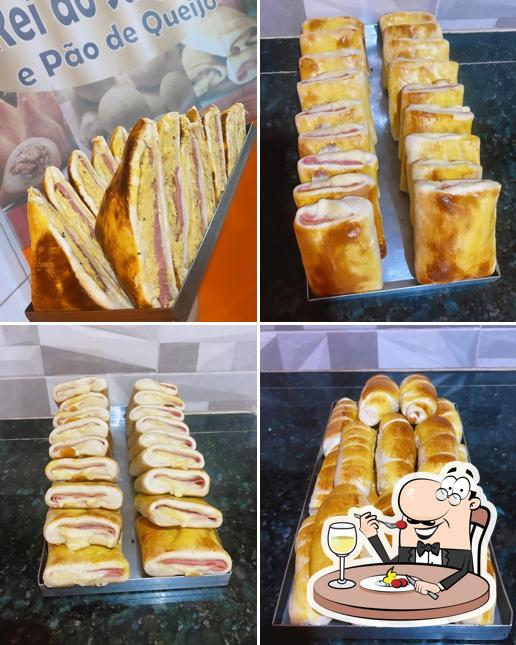 Rei do Salgado e pão de queijo