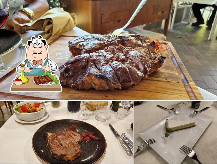 C'è un'ampia varietà di piatti per gli amanti della carne