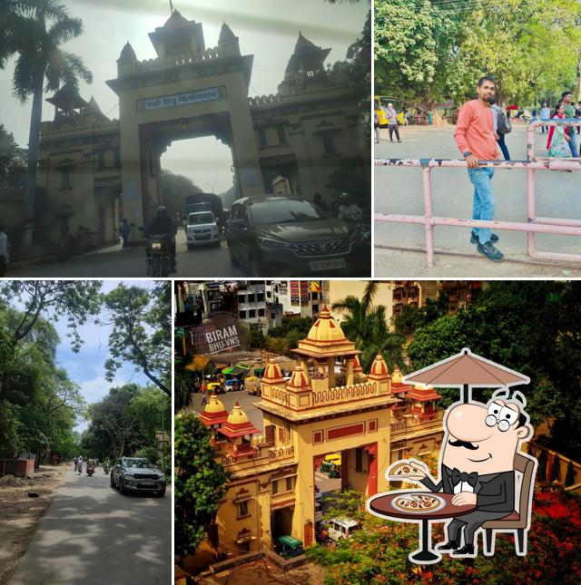 Enjoy the view outside Banaras Hindu University Law Canteen