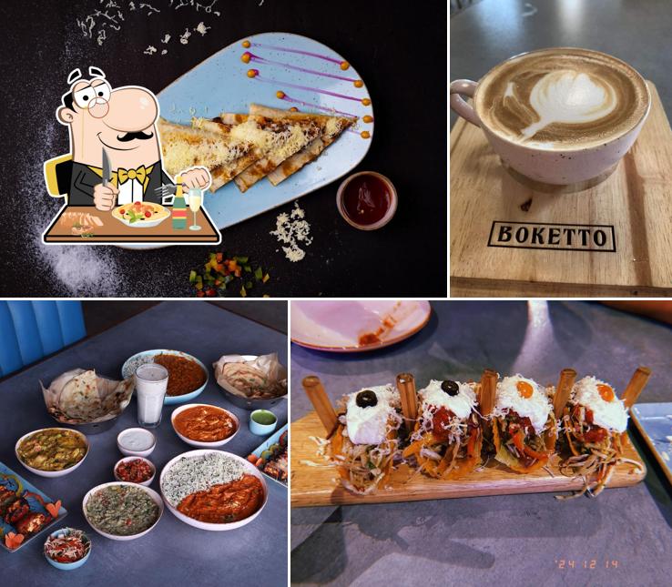 Food at Boketto Restro Modern Cafe