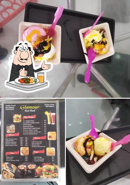Meals at Glamour ice cream