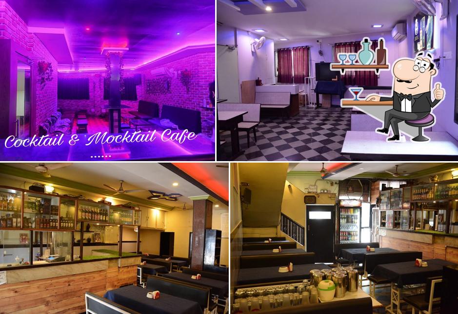 The interior of Hotel Sangam