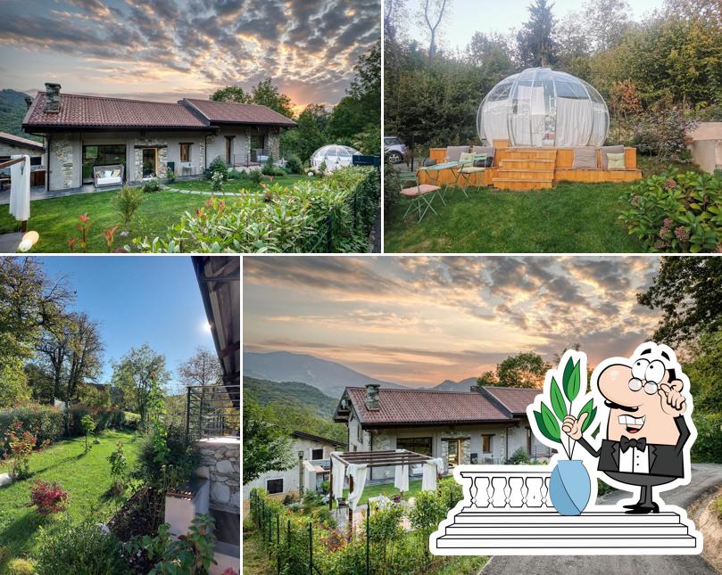 Gli esterni di Il Cantico Bubble Room Experience