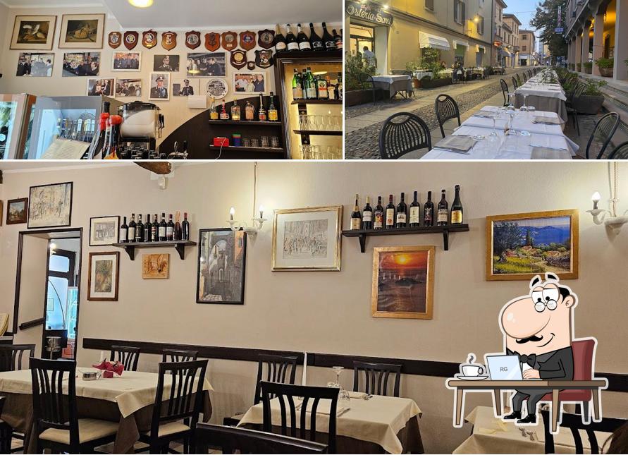 Siediti a un tavolo di Osteria dei Sani
