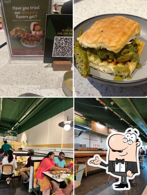 This is the picture displaying interior and food at iD The Marina Mall