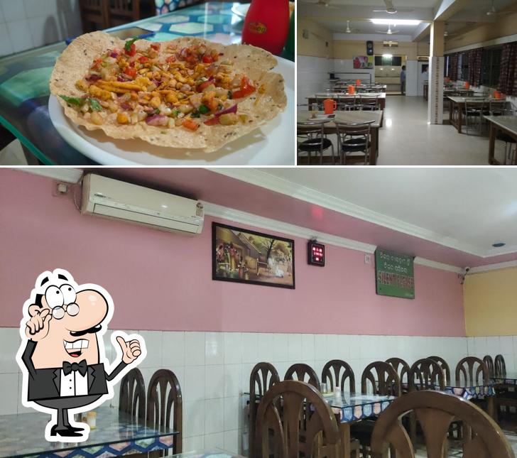 The picture of Hotel Amrit’s interior and food