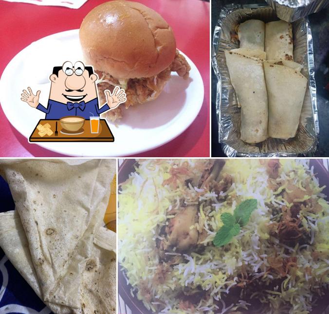 Food at Arabecue fried chicken