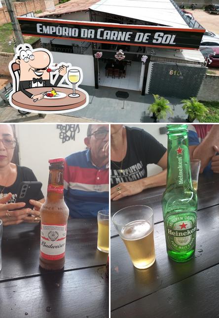 A foto do Empório da Carne de Sol’s comida e exterior