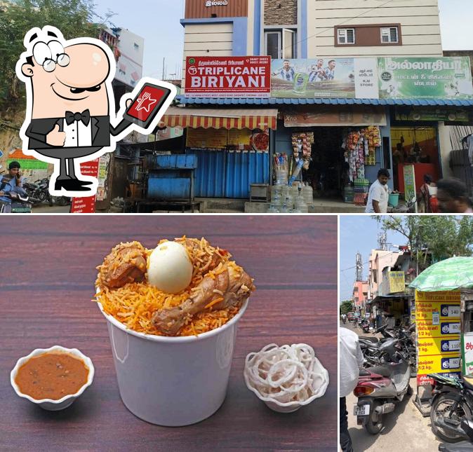 The exterior of TRIPLICANE BIRYANI
