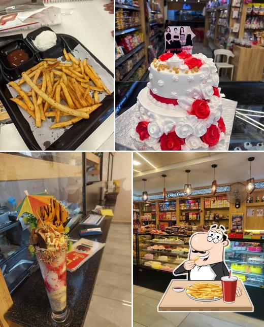 French fries at Choice Bakery& Cake House