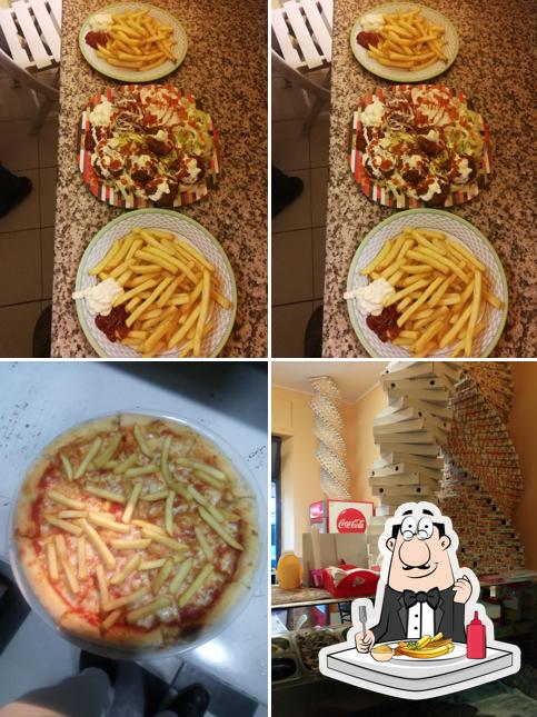 Prova a prendere un piatto di chips a L'Artista Pizza & Kebab