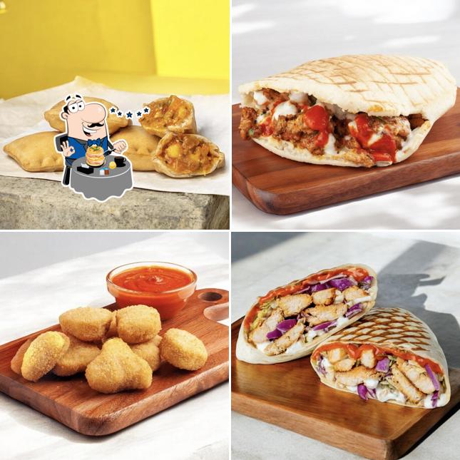 Food at Leon's Burgers & Wings TNR Mall